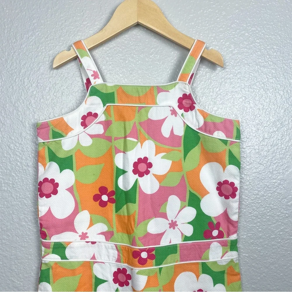 NWT Vintage Y2K Gymboree Retro Floral Print Dress Girls 9